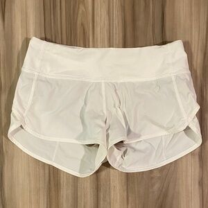 Lululemon size 2 White Athletic Shorts
